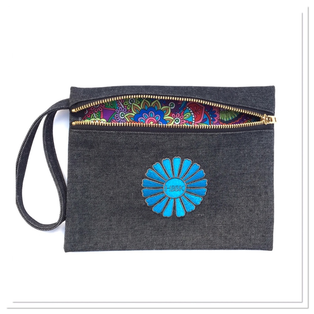 Brilliant Blue Lollipop Wristlet by HBBK